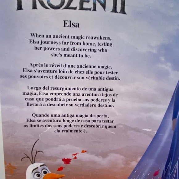 Disney's FROZEN II Elsa Fashion Doll 12" Hasbro - Picture 9 of 10